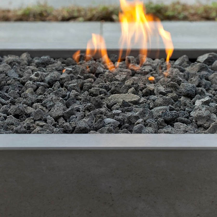 Paloform Bento Modern Square Outdoor Fire Pit Stardust