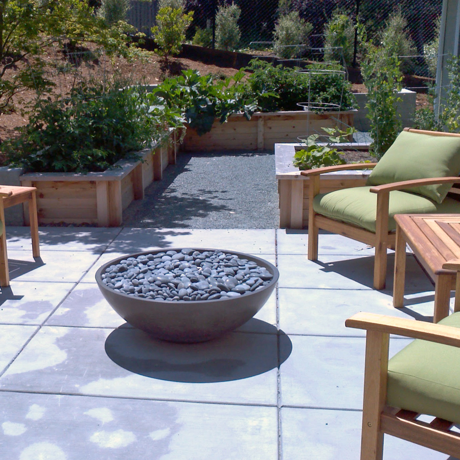 Paloform Miso Modern Round Outdoor Fire Pit Stardust