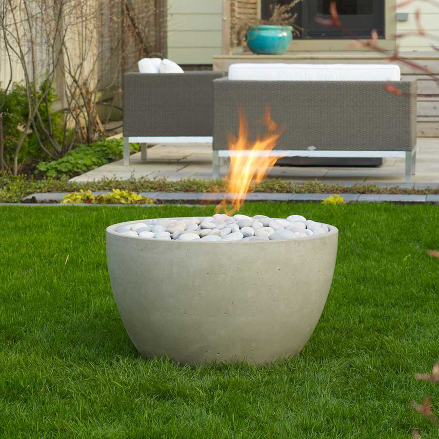 Paloform Soba Modern Round Outdoor Fire Pit Stardust