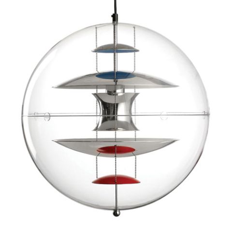 Verpan VP Globe Modern Pendant Light by Verner Panton