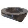 Paros D1 Black Marble Bowl by Enzo Mari for Danese Milano