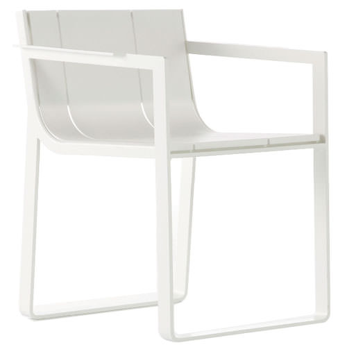 Gandia Blasco Silla Flat Modern Outdoor, Modern Outdoor Dining Chairs With Arms