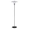 Louis Poulsen PH 3.5/2.5 Glass and Steel Floor Lamp by Poul Henningsen