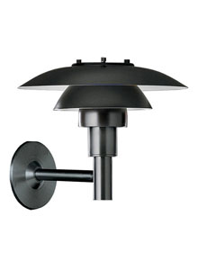 Louis Poulsen PH 3-2 1/2 Outdoor Wall Lamp by Poul Henningsen