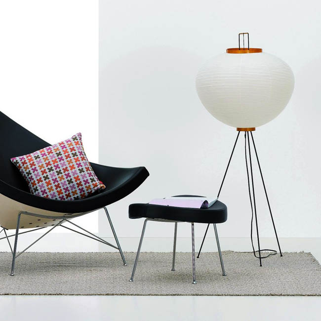 Japanese 10A Shoji Paper Noguchi Floor Lamp w. Washi Akari Lantern ... Japanese 10A Shoji Paper Noguchi Floor Lamp w. Washi Akari Lantern ...