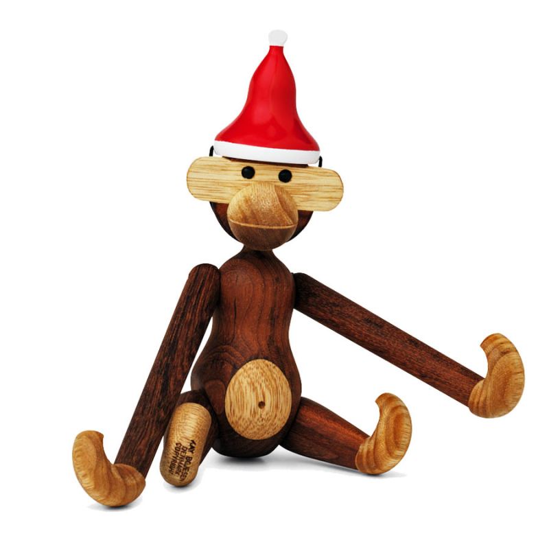 Kay Bojesen Monkey クリスマス帽子付き santa-claus-monkey-with-hat-