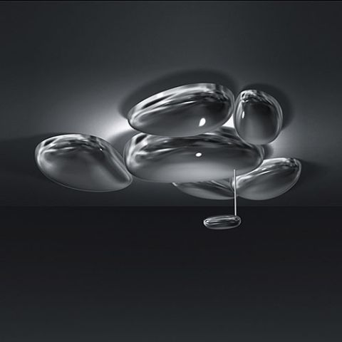 Artemide Skydro Modern Ceiling Lamp by Ross Lovegrove