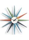 Vitra Nelson Sunburst Wall Clock Multi Color by George Nelson