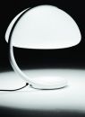 Martinelli Luce Serpente Modern Table Lamp by Elio Martinelli, White
