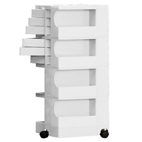 Joe Colombo Boby Mobile Office Organizer B46 - 4 Sections + 6 Drawers