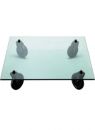 FontanaArte 2744 Tavolo Con Ruote Medium Square Table by Aulenti