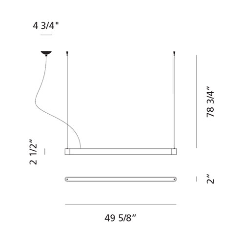 prandina teca s5 large suspended fluorescent lighting stardust