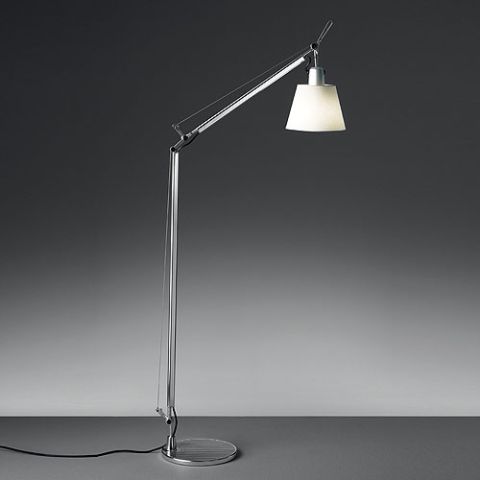 Artemide Tolomeo Reading Floor Lamp With Shade
