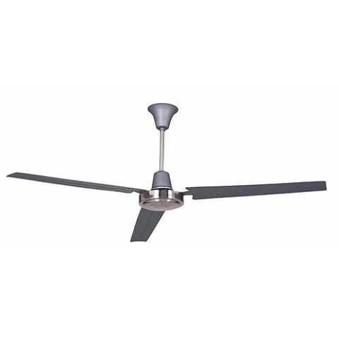 Ellington Utility Titanium and Brushed Chrome Modern Ceiling Fan