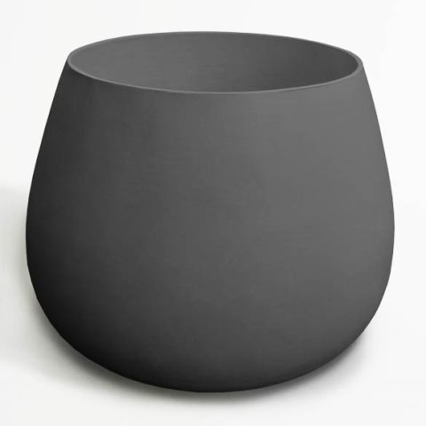 Ronco Large Contemporary Vessel Planter in Concrete