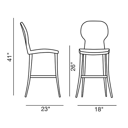 Bar Chairs Dimensions
