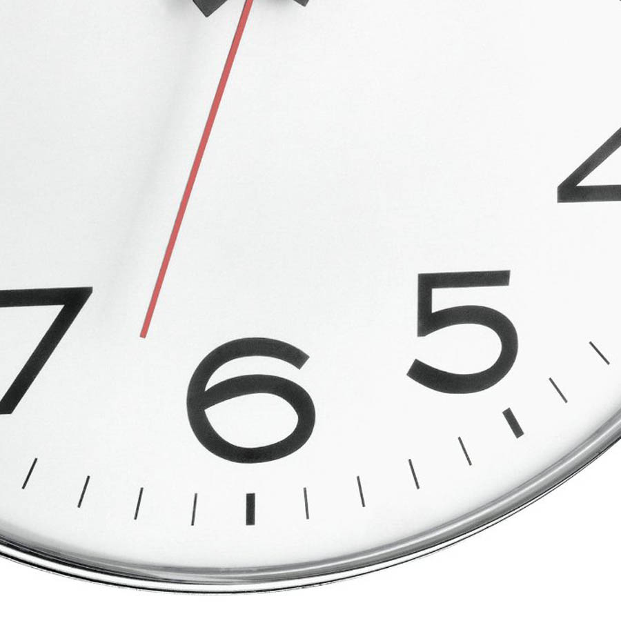 standard classic-white office wall clock with large black numbers standard classic-white office wall clock with large black numbers
