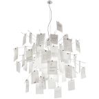 Zettel'z 5 47.24-in White Paper Chandelier by Ingo Maurer