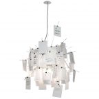 Zettel'z 6 31.5-in White Paper Chandelier by Ingo Maurer