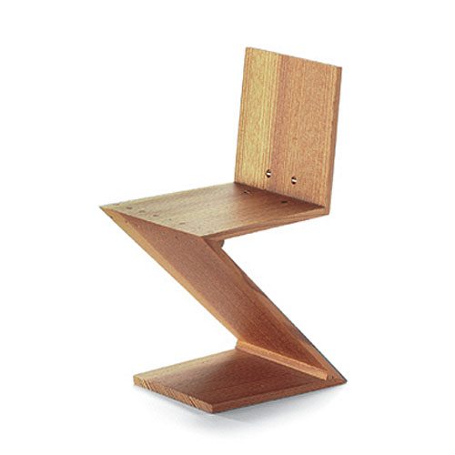 Zag Stoel Chair by Gerrit Rietveld Stardust